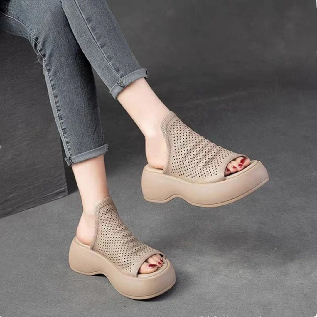 Vega® - Sandalias Ortopédicas de Plataforma de Piel ⏐ Edición Premium