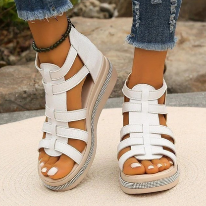 Adriana® - Sandalias Ortopédicas de Plataforma de Piel ⏐ Edición Premium
