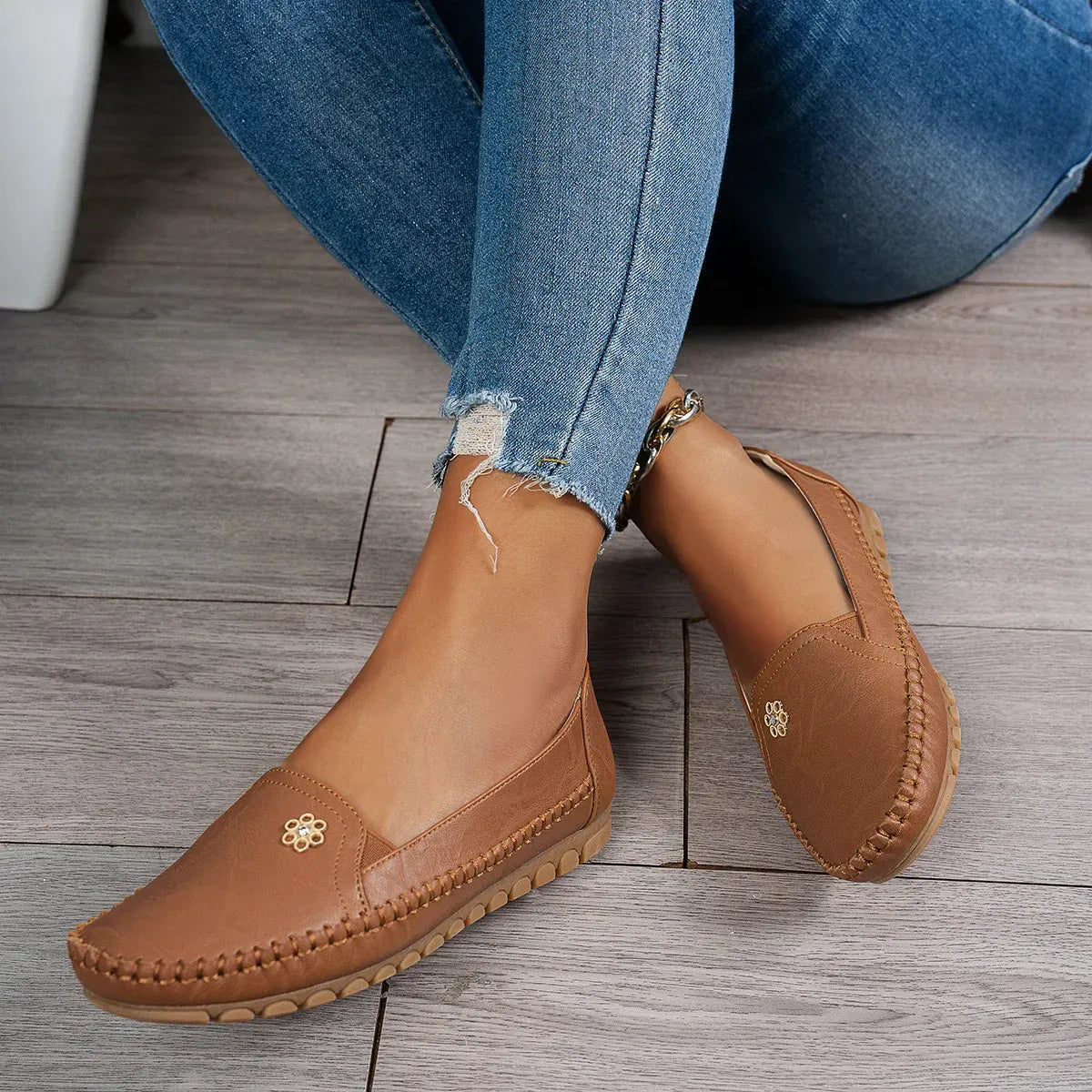 Fernanda® - Mocasines Ortopédicos de Piel ⏐ Edición Premium
