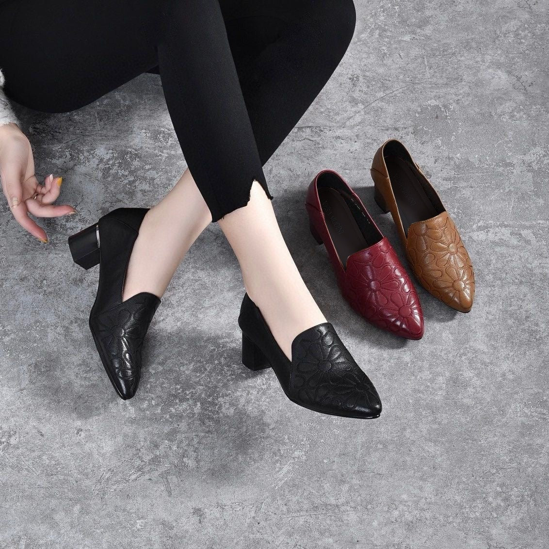 Flor® - Zapatos Ortopédicos de Piel ⏐ Edición Premium