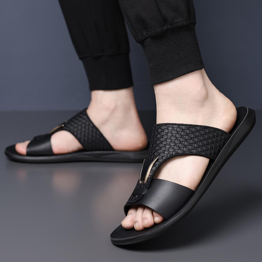 Málaga® - Sandalias Ortopédicas de Piel ⏐ Edición Premium