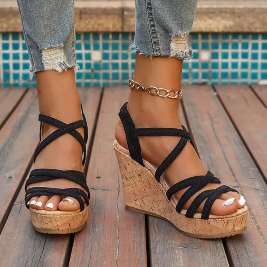 Nieves® - Sandalias Ortopédicas de Cuña ⏐ Edición Premium