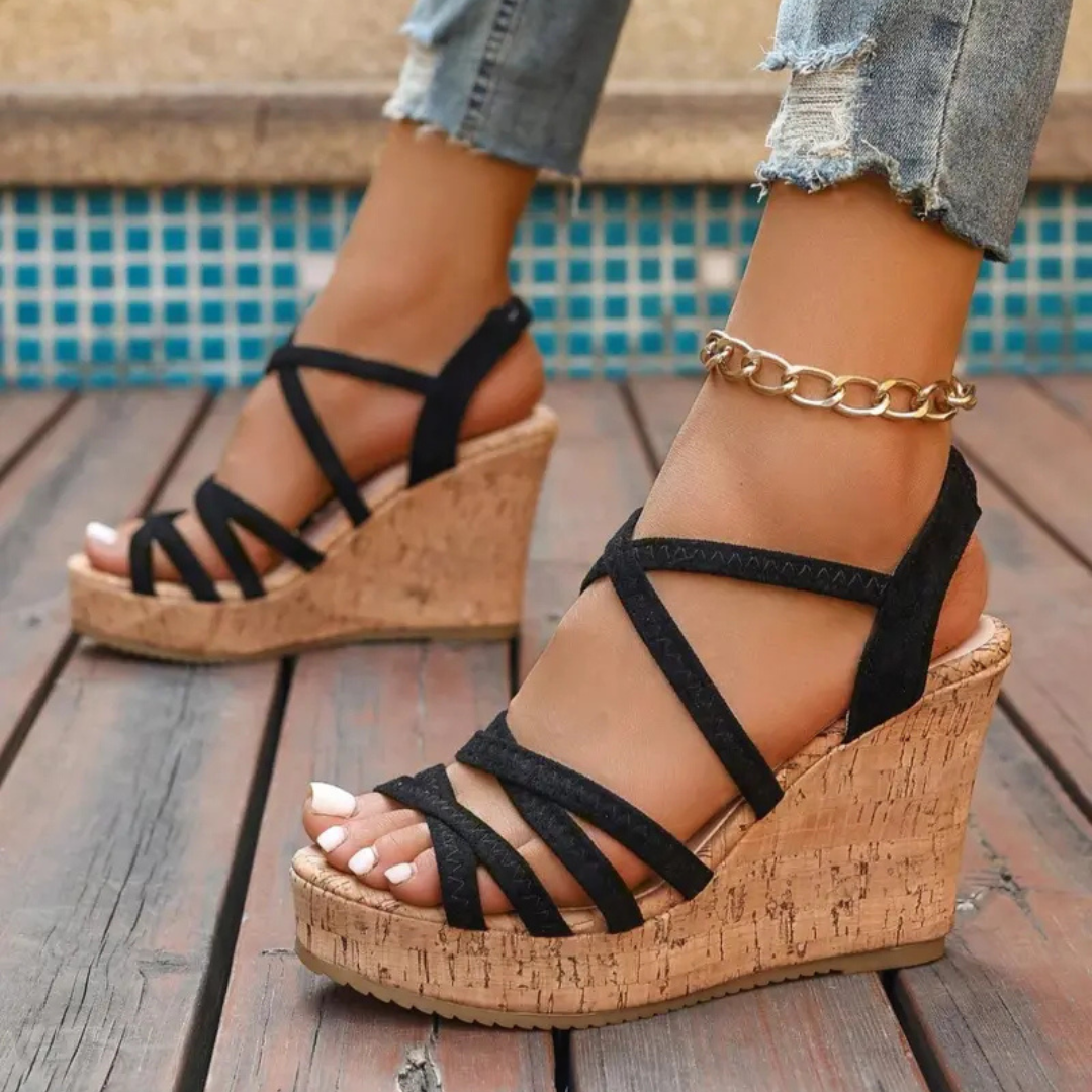 Nieves® - Sandalias Ortopédicas de Cuña ⏐ Edición Premium
