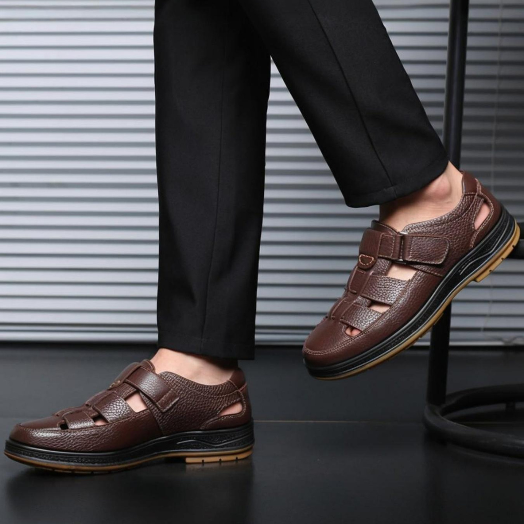 Roberto® - Sandalias Ortopédicas Transpirables de Cuero ⏐ Edición Premium