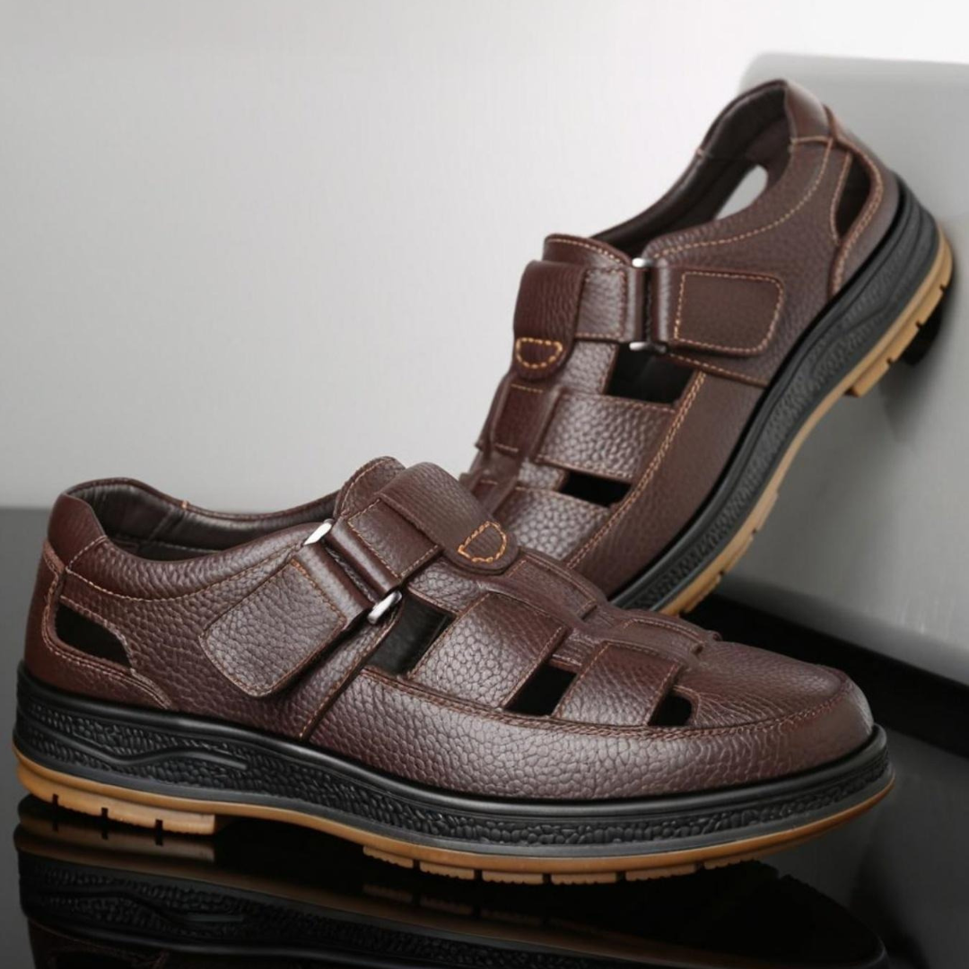 Roberto® - Sandalias Ortopédicas Transpirables de Cuero ⏐ Edición Premium