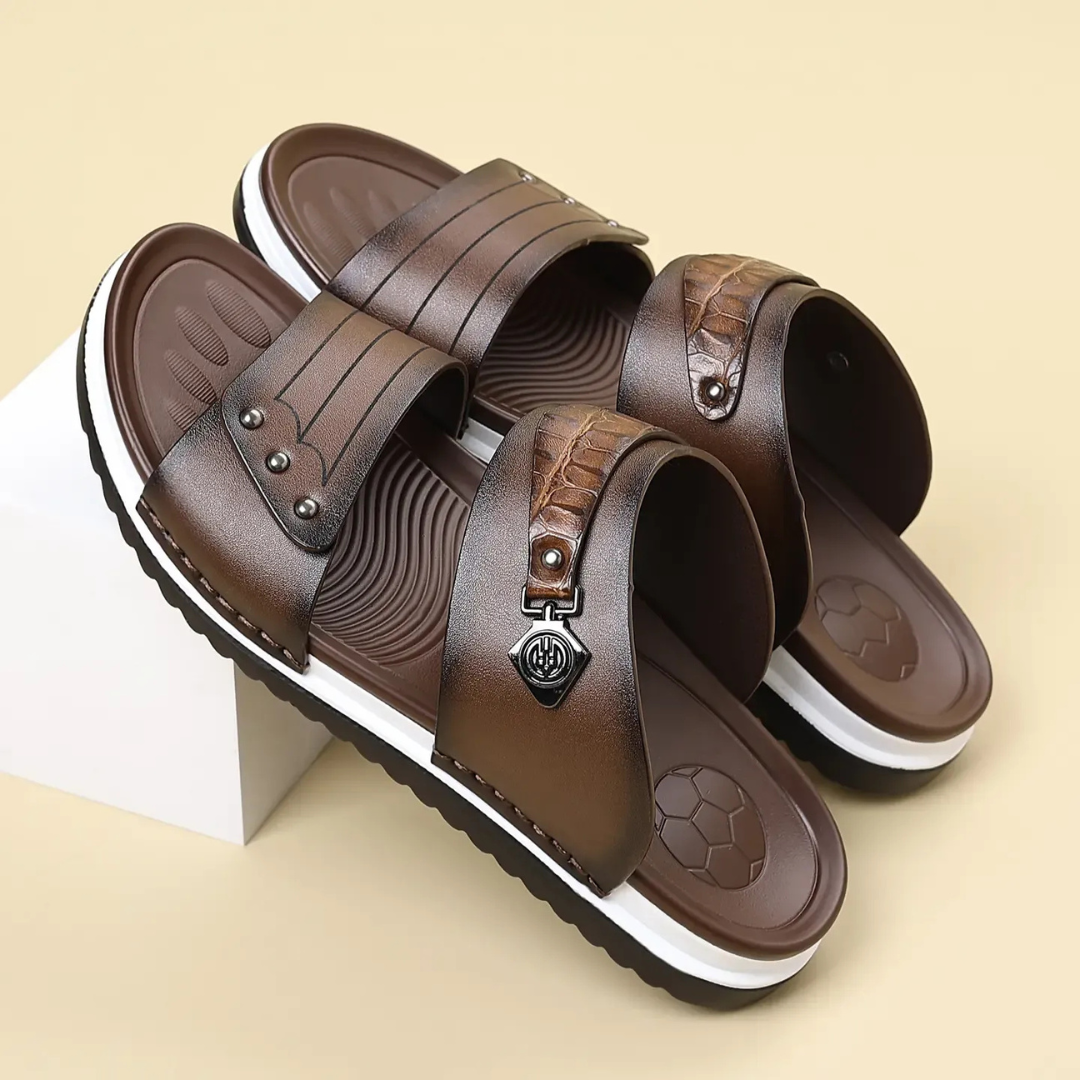 Santiago® - Sandalias Ortopédicas de Cuero ⏐ Edición Premium