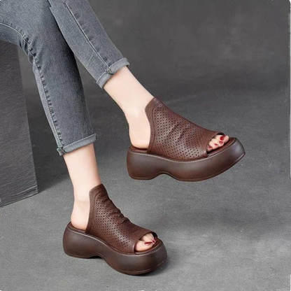 Vega® - Sandalias Ortopédicas de Plataforma de Piel ⏐ Edición Premium