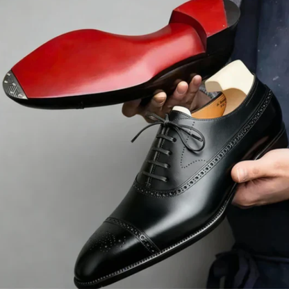 Barcelona® - Zapatos Ortopédicos Elegantes de Cuero⏐ Edición Premium