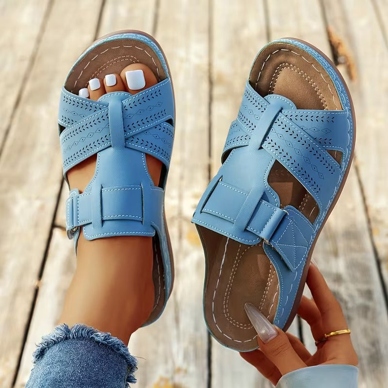 Muxía - Sandalias Ortopédicas de Piel | Edición Premium