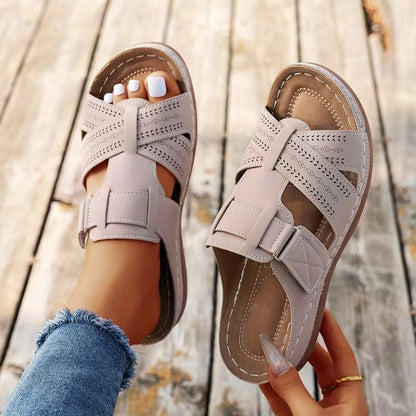 Muxía - Sandalias Ortopédicas de Piel | Edición Premium