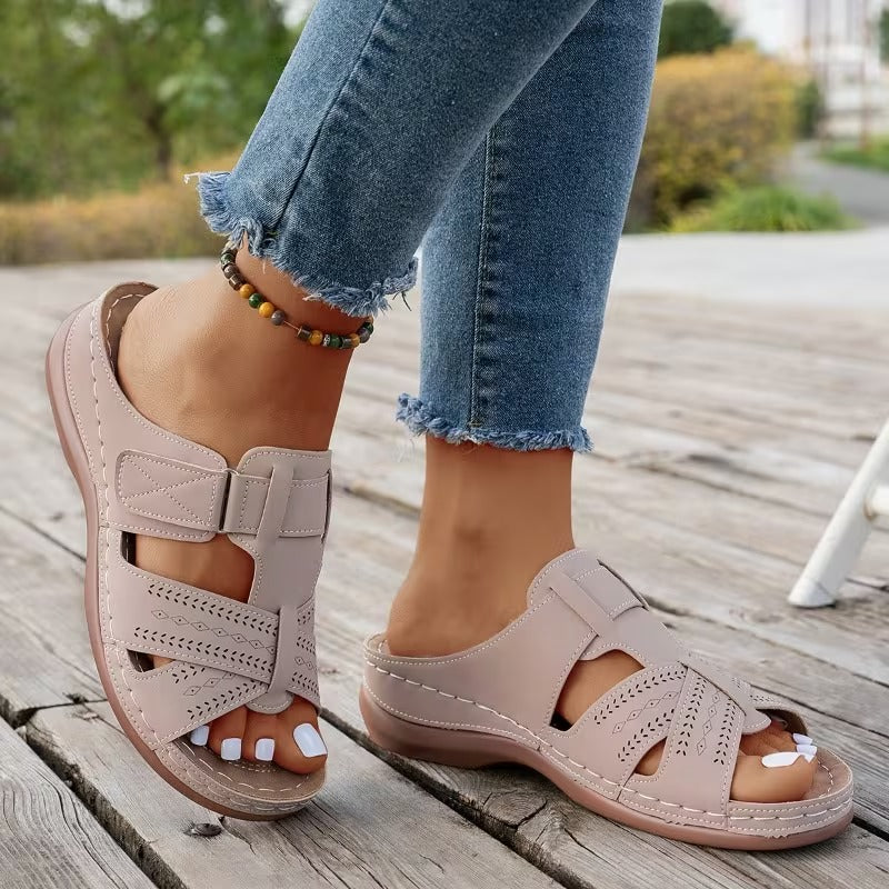 Muxía - Sandalias Ortopédicas de Piel | Edición Premium