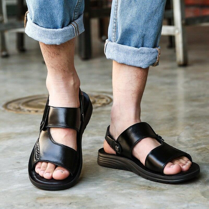 Vasco - Sandalias Ortopédicas de Piel | Edición Premium